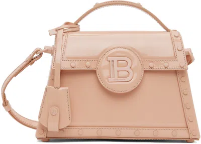 Balmain Pink B-buzz Dynasty Bag In 0dx Nude Rosé