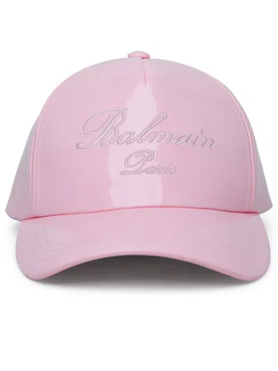 Balmain Baseball Dome In Pink