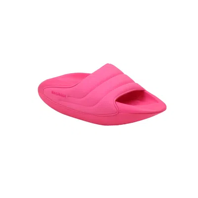 Balmain Pink Quilted B-it Mules