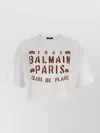 Balmain White Plage Print T-shirt In White