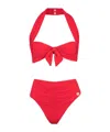 Balmain Plain Two-piece Swimsuit