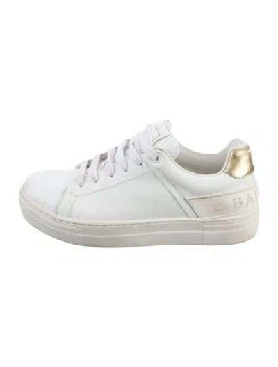 Pre-owned Balmain Kids' Platform Sneaker In White