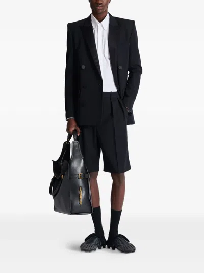 Balmain Pleated Bermuda Pants