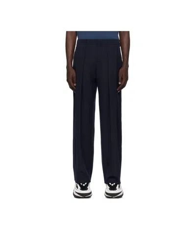 Balmain Pleated Casual Pants In Black