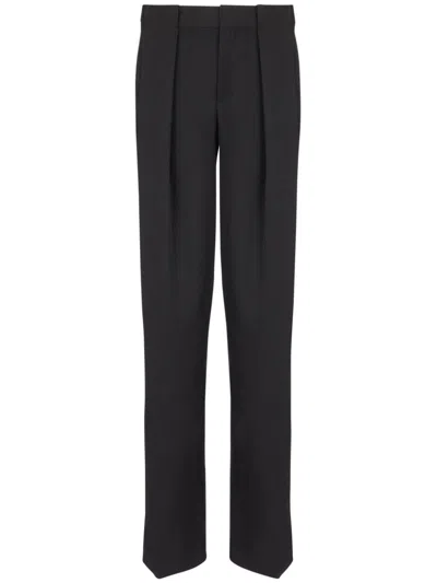 Balmain Pleated Gdp Pants In Black