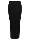 Balmain Ribbed High-waisted Midi Skirt