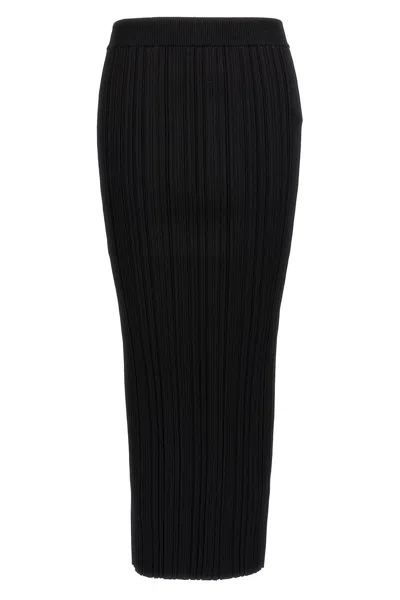 BALMAIN BALMAIN PLEATED MIDI SKIRT