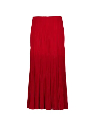 BALMAIN PLEATED MIDI SKIRT