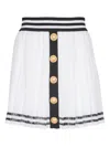 Balmain Pleated Mini Skirt