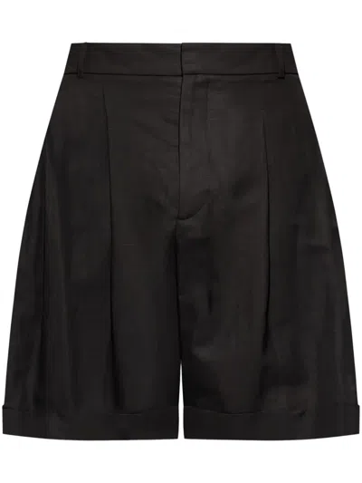 BALMAIN PLEATED TAILORED SHORTS