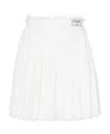 Balmain Knitted Mini Skirt In White