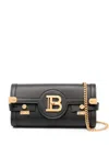 Balmain Pochette B-buzz 23 In Pelle Di Vitello In Black