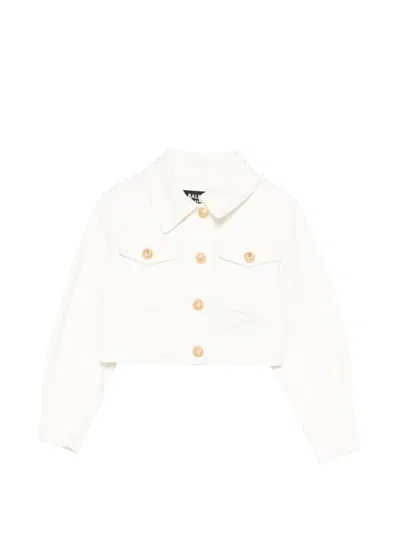 Balmain Pocket Button Jacket In White