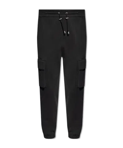 BALMAIN BALMAIN POCKET DETAILED DRAWSTRING CARGO TROUSERS