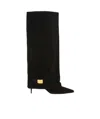 Balmain Pointed Boots In Black
