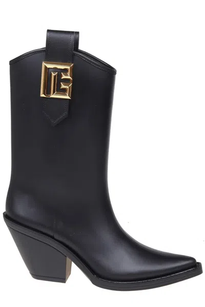 BALMAIN BALMAIN POINTED TOE ANKLE BOOTS