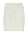 Balmain Knitted Skirt In White