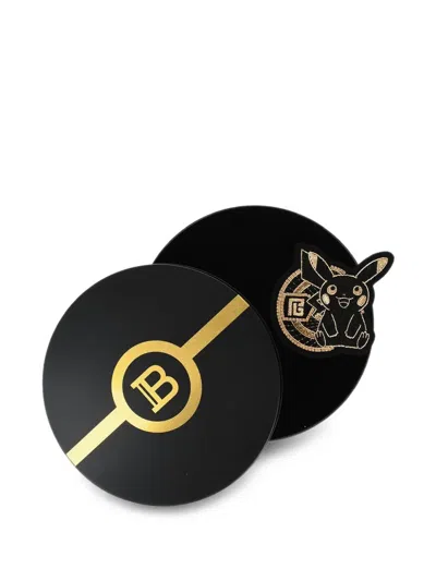 Balmain Pokémon Pikachu Strass-embellished Brooch In Multi
