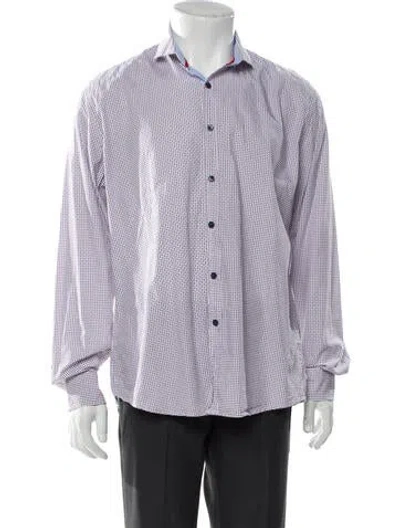 Pre-owned Balmain Polka Dot Print Long Sleeve Shirt In Multi