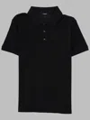 Balmain Polo Con Logo In Black