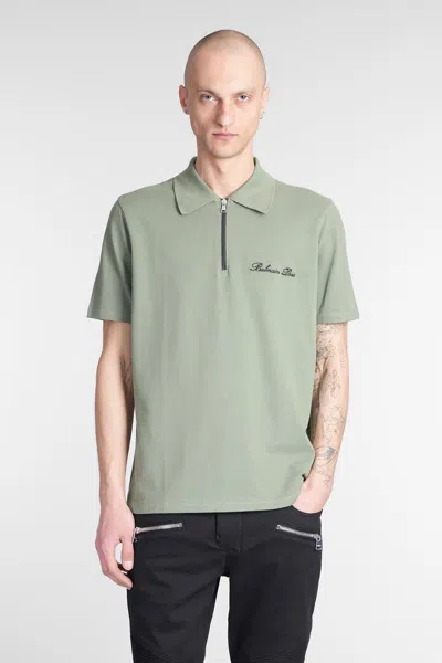 Balmain Polo In Burgundy