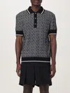 Balmain Polo Shirt  Men Color Grey In Grey