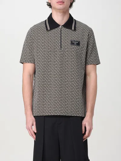 BALMAIN POLO SHIRT BALMAIN MEN COLOR WHITE,G46912001