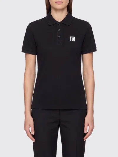 Balmain Polo Shirt  Woman Color Black