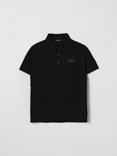 Balmain Polo Shirt  Kids Color Black