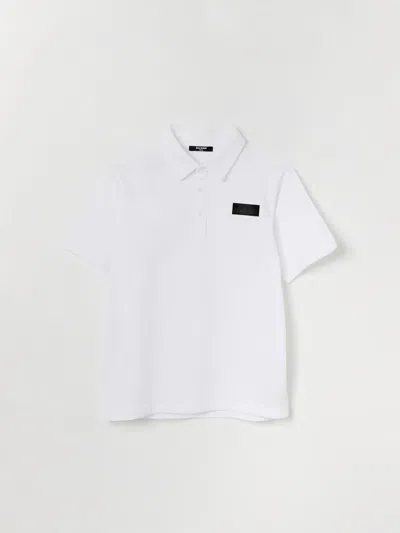 Balmain Polo Shirt  Kids Color White