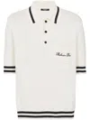Balmain Logo Signature Embroidered Polo T-shirt