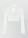 Balmain White Poplin Shirt In White