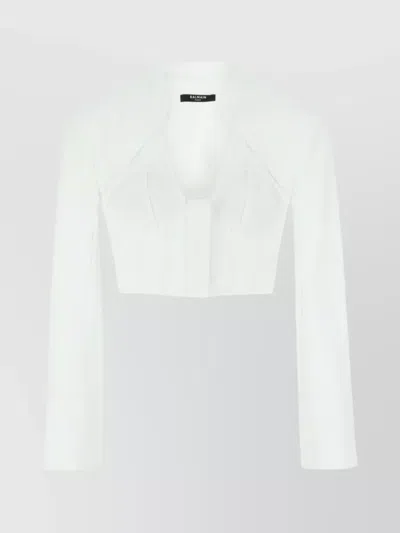 Balmain White Poplin Shirt