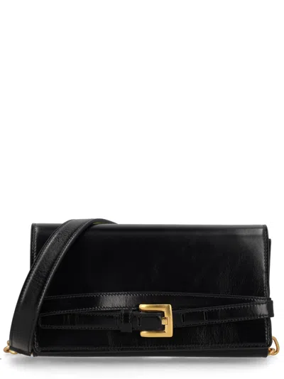 Balmain Portafoglio "shuffle" Con Tracolla In Black