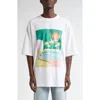 Balmain Graphic-print Cotton T-shirt In Gcs White Multi