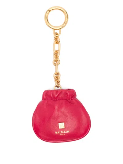 BALMAIN POUCH CHAIN KEYRING