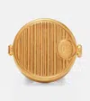 Balmain Powder Compact Ring In Gold
