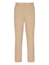 Balmain Straight-leg Tailored Canvas Trousers