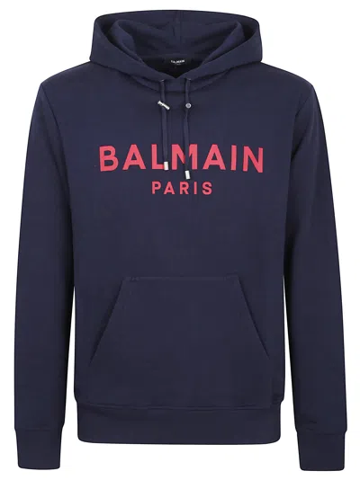 BALMAIN PRINT HOODIE