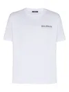 Balmain Print T-shirt In White