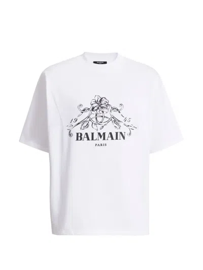 BALMAIN PRINTED BALMAIN VINE T-SHIRT
