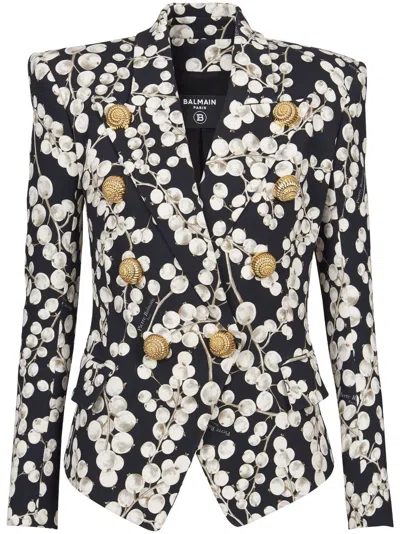 BALMAIN PRINTED BLAZER