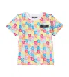 Balmain Printed Cotton T-shirt In White