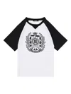 Balmain Printed Crest T-shirt In White