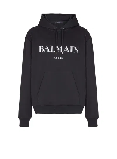BALMAIN PRINTED HOODIE