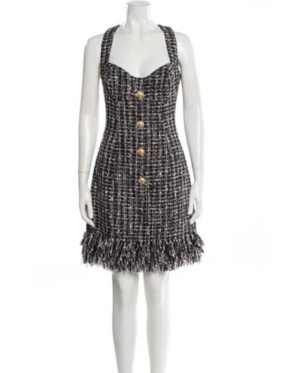 Pre-owned Balmain Printed Knee-length Dress
