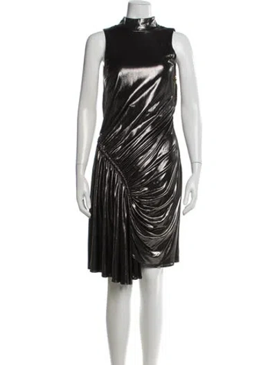 Pre-owned Balmain Printed Midi Length Dress