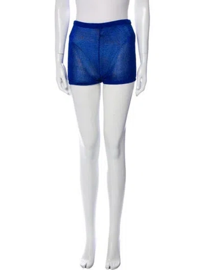 Pre-owned Balmain Printed Mini Shorts