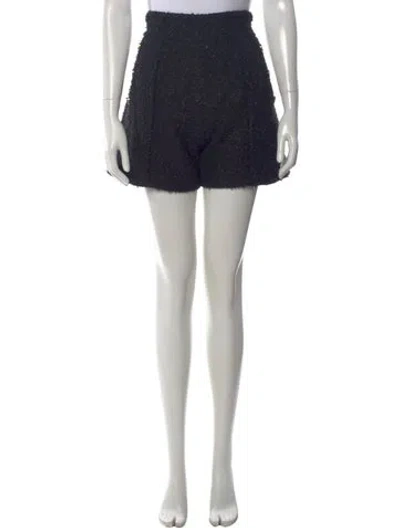 Pre-owned Balmain Printed Mini Shorts In Multi