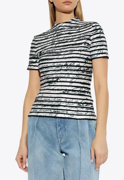 Balmain Printed Short-sleeved T-shirt